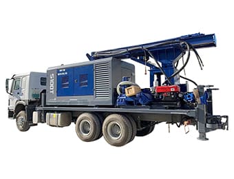 Truck mounted water well drilling rig MWT-300